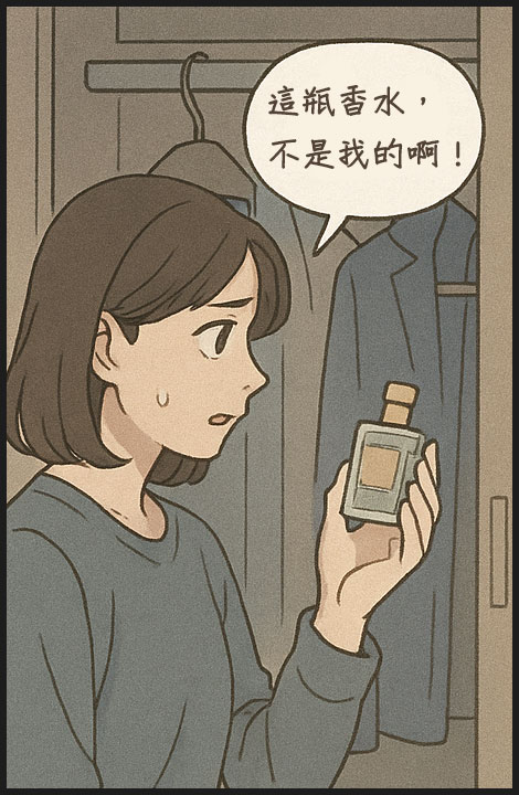 發現陌生香水